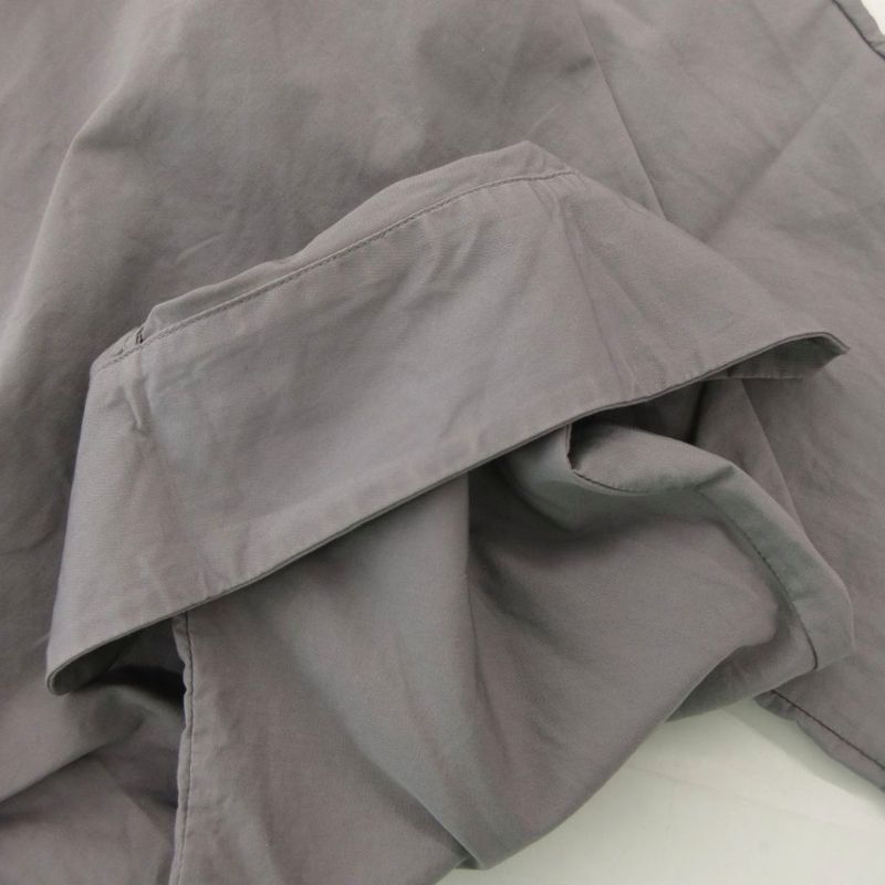 Prada Zip Up Shirt Jacket Dolman Sleeve 38 Gray