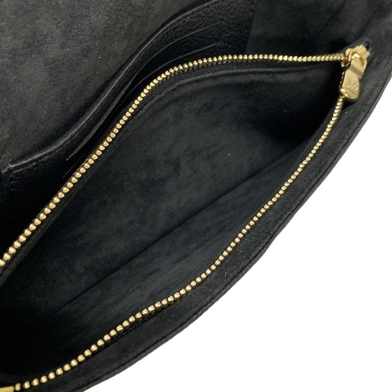 Louis Vuitton Wallet Monogram Empreinte on Chain Ivy Noir Black