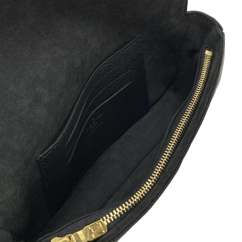 Louis Vuitton Wallet Monogram Empreinte on Chain Ivy Noir Black