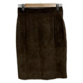 Celine Skirt 38 M Dark Brown Knee Length