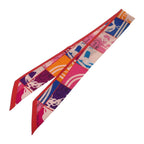 Hermes Brides de Gala En Desordre Order 13 Scarf Silk Red Rouge