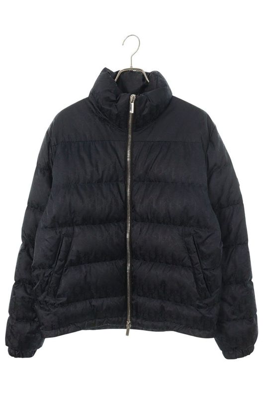Dior Oblique All Over Pattern Down Jacket 46