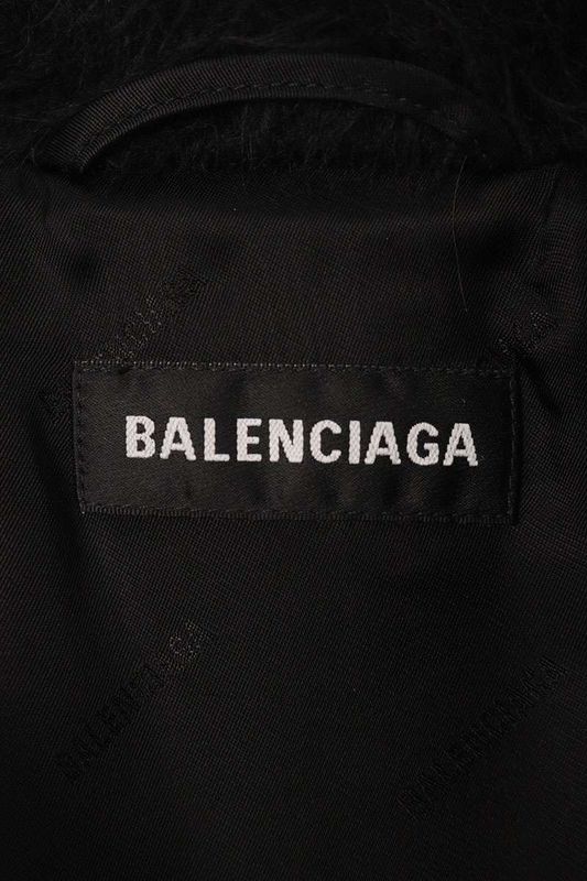 Balenciaga Full Zip Fur Jacket 44