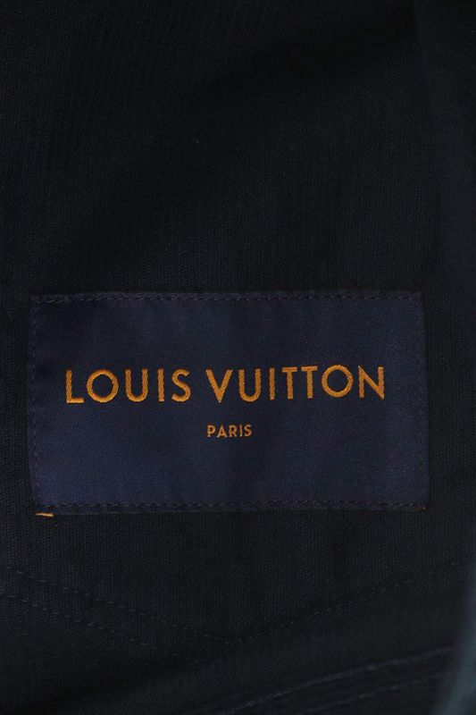 Louis Vuitton Cotton Corduroy Coveralls Jacket 44 Black