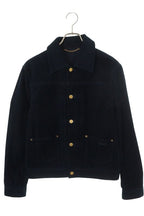 Louis Vuitton Cotton Corduroy Coveralls Jacket 44 Black