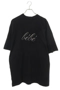 Balenciaga Rhinestone Oversize T-Shirt 3 Black Clear