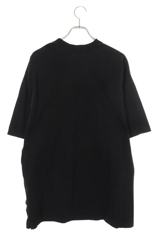 Balenciaga Rhinestone Oversize T-Shirt 3 Black Clear