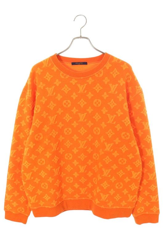Louis Vuitton Npn Full Monogram Jacket Neck Sweatshirt XL