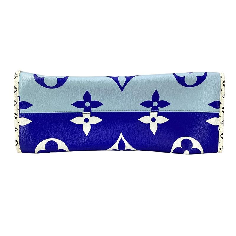 Louis Vuitton Tote Giant Monogram on the Go GM Blue