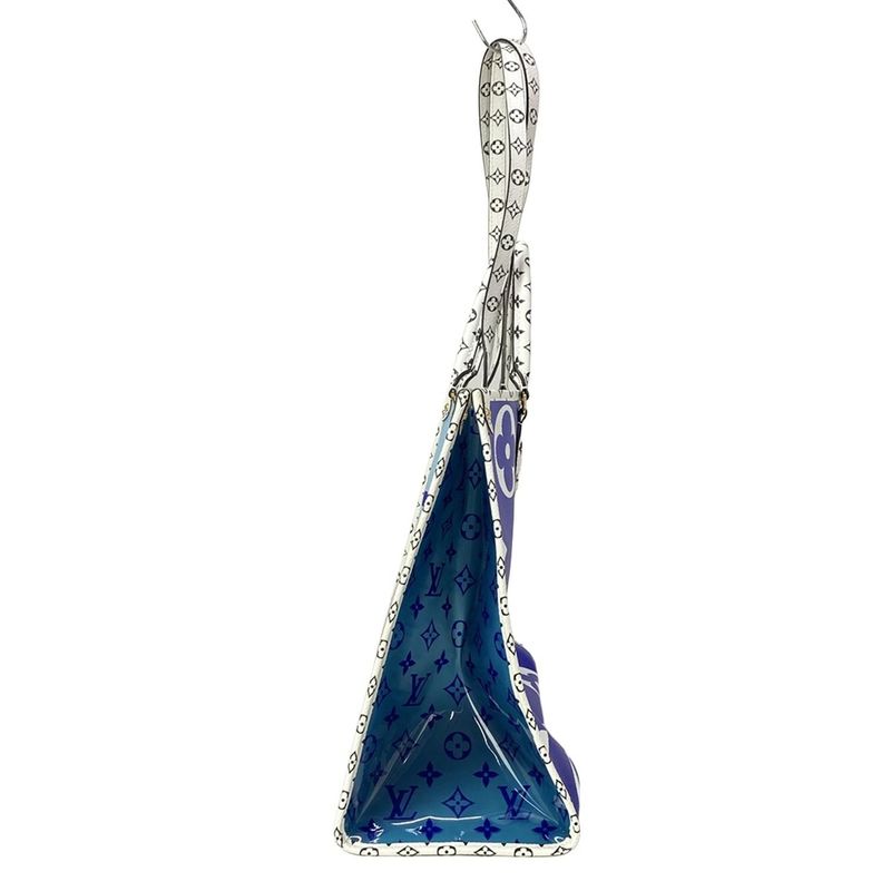 Louis Vuitton Tote Giant Monogram on the Go GM Blue