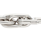 Hermes Amarage Silver Horn Combination Necklace Brown