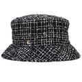 Chanel CC Logo Tweed Bucket Hat