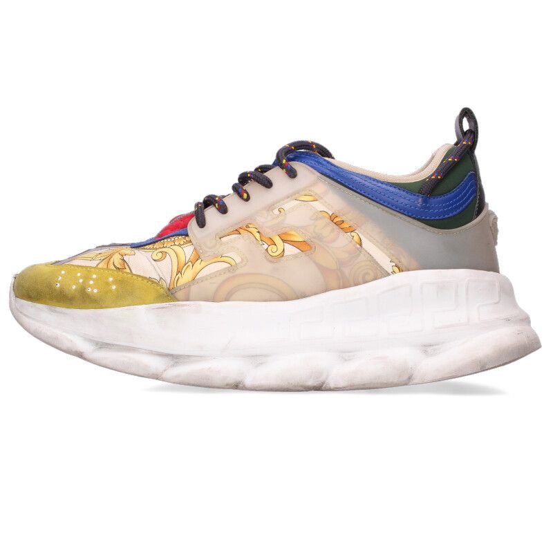 Versace Chain Reaction Baroque Pattern Sneakers 43