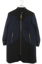 Louis Vuitton Nqa Wool Coat 36 Navy Black