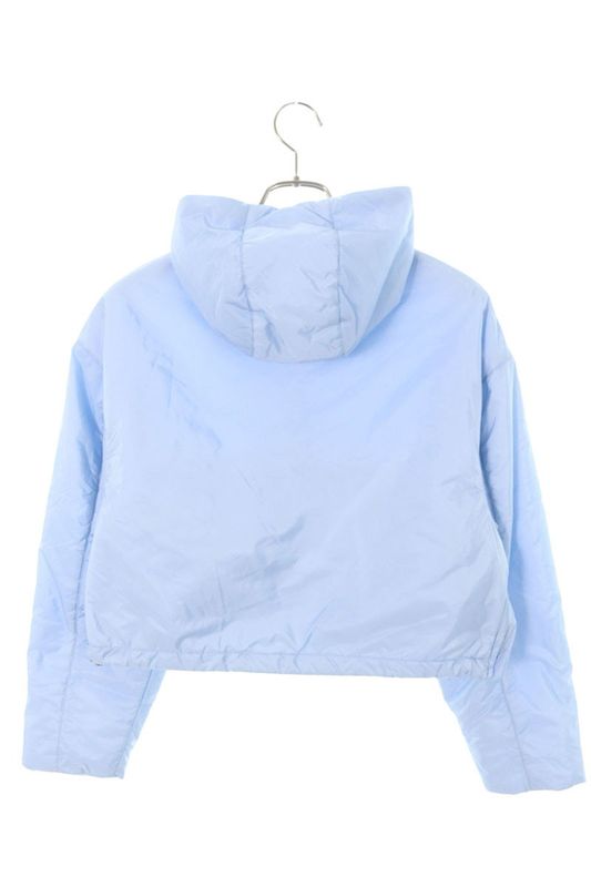 Prada Re-Nylon Triangle Plait Anorak Jacket 36 Light Blue