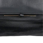 Louis Vuitton Mink Fabric Maltese Chain Shoulder Bag PM Black