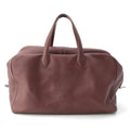 Hermes Victoria Taurillon Clemence Gold Boston Bag Tail Red Tail Brown