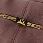 Hermes Victoria Taurillon Clemence Gold Boston Bag Tail Red Tail Brown