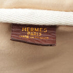 Hermes Victoria Taurillon Clemence Gold Boston Bag Tail Red Tail Brown