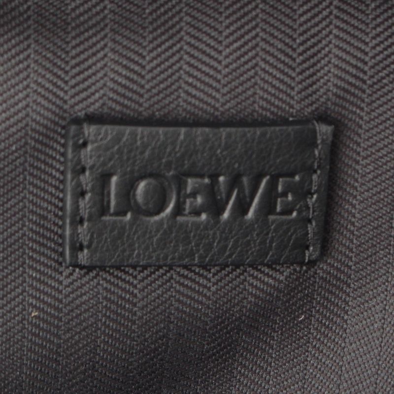 Loewe Satin Calf Anagram Camera Bag Mini Black