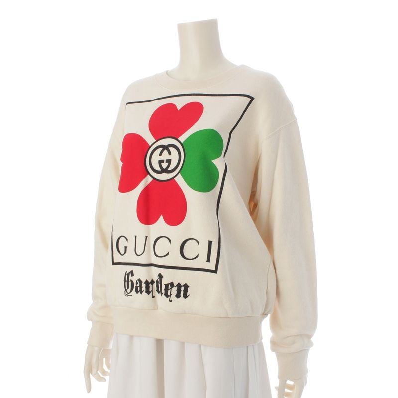 Gucci Garden Flower Cotton Long Sleeve Sweatshirt Trainer Top Shirt