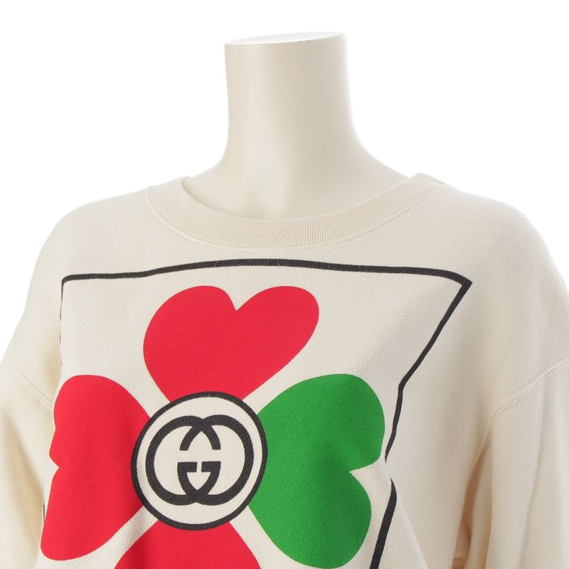 Gucci Garden Flower Cotton Long Sleeve Sweatshirt Trainer Top Shirt