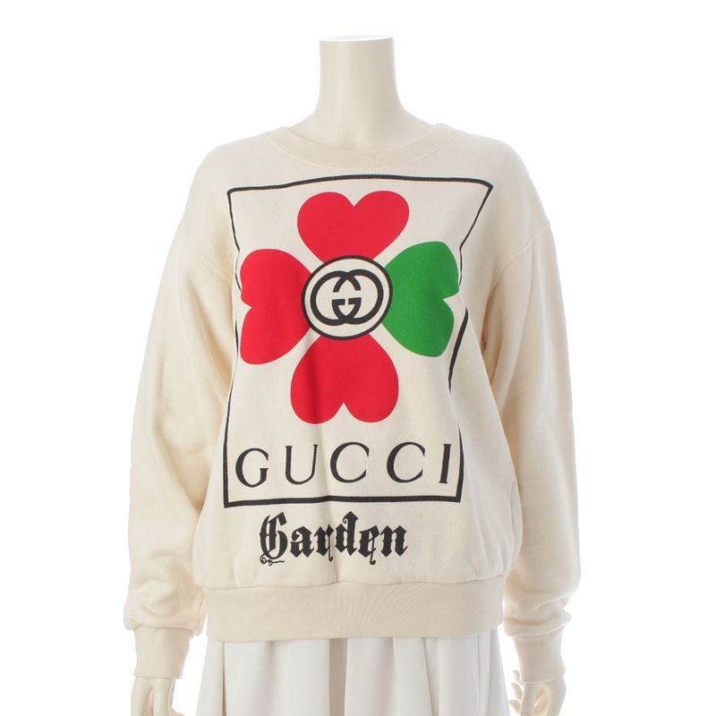 Gucci Garden Flower Cotton Long Sleeve Sweatshirt Trainer Top Shirt
