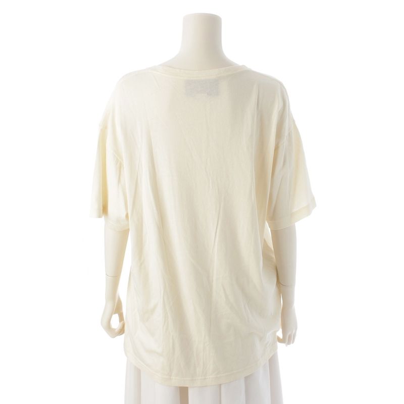 Gucci Blade Print Sequin Logo Short Sleeve T-Shirt Ivory