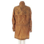 Louis Vuitton Nylon Monogram Giant Coat Jacket Brown 36