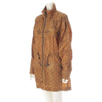 Louis Vuitton Nylon Monogram Giant Coat Jacket Brown 36