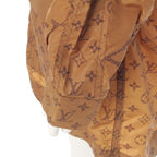 Louis Vuitton Nylon Monogram Giant Coat Jacket Brown 36