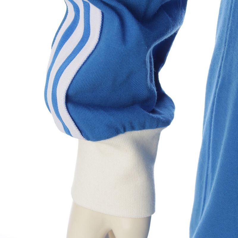 Gucci Adidas Logo Striped Shirt Long Sleeve Dress Blue