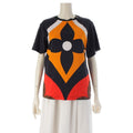 Louis Vuitton Gameon Giant Monogram Short Sleeve T-Shirt Top Orange Navy
