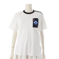 Louis Vuitton Flock Trump Embroidery Shoulder Button Short Sleeve T-Shirt