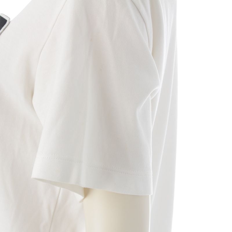 Louis Vuitton Flock Trump Embroidery Shoulder Button Short Sleeve T-Shirt