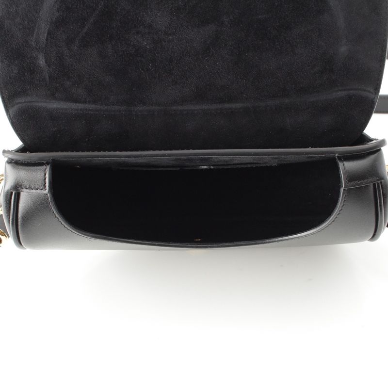 Dior Boby Leather Shoulder Bag Black