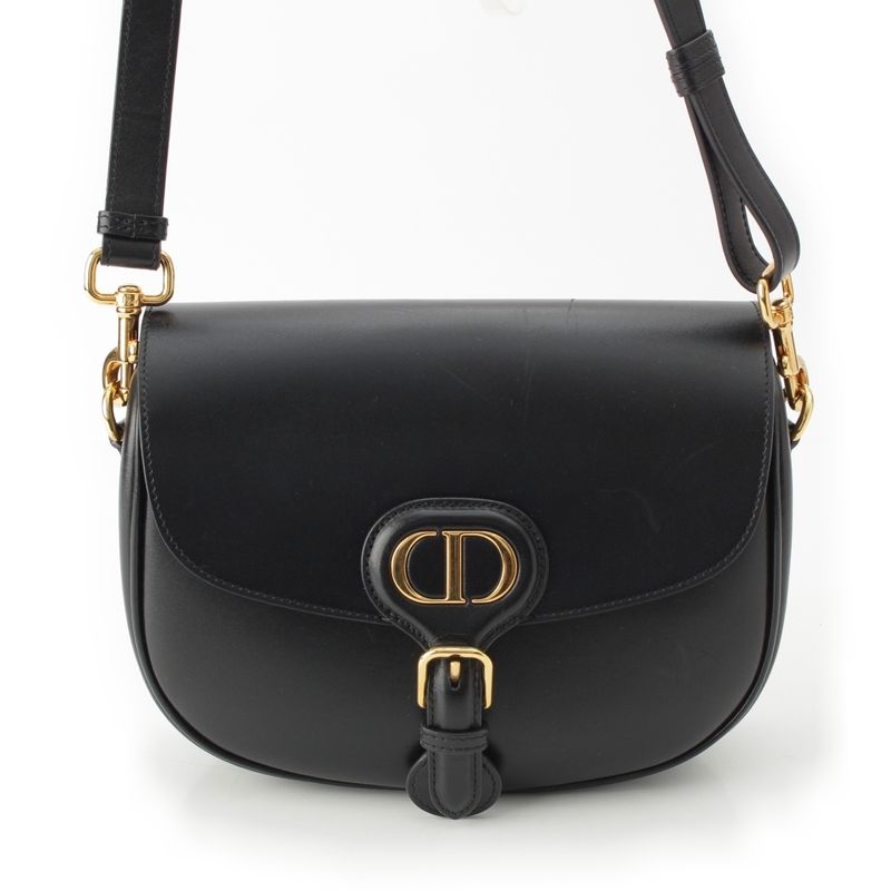 Dior Boby Leather Shoulder Bag Black
