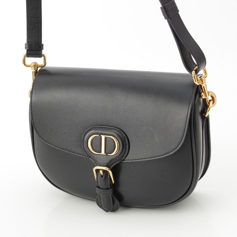 Dior Boby Leather Shoulder Bag Black