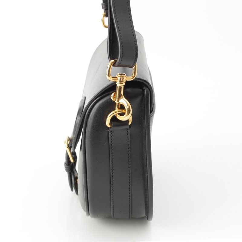 Dior Boby Leather Shoulder Bag Black