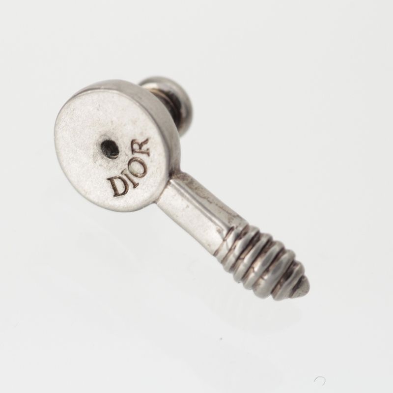 Dior J'adior Rhinestone Earrings Silver