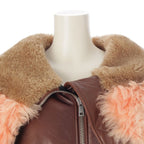 Prada Sheepskin with Belt Oversize Fur Coat