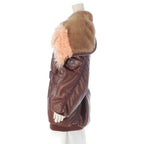 Prada Sheepskin with Belt Oversize Fur Coat