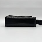 Chanel Shoulder Bag Lambskin Quilted CC Logo Black Leather — view 6