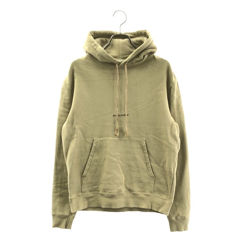 Saint Laurent Paris Logo Pullover Sweatshirt Hoodie XS Beige Sweater