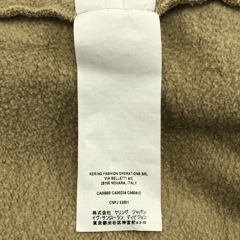 Saint Laurent Paris Logo Pullover Sweatshirt Hoodie XS Beige Sweater