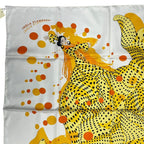 Hermes Scarf Silk Carre 90 Hola Flamenca Yellow