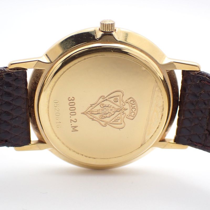 Gucci Round Watch Leather