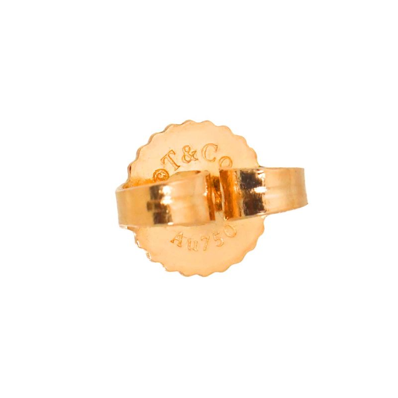 Tiffany & Co Atlas Open Earrings 18K PG