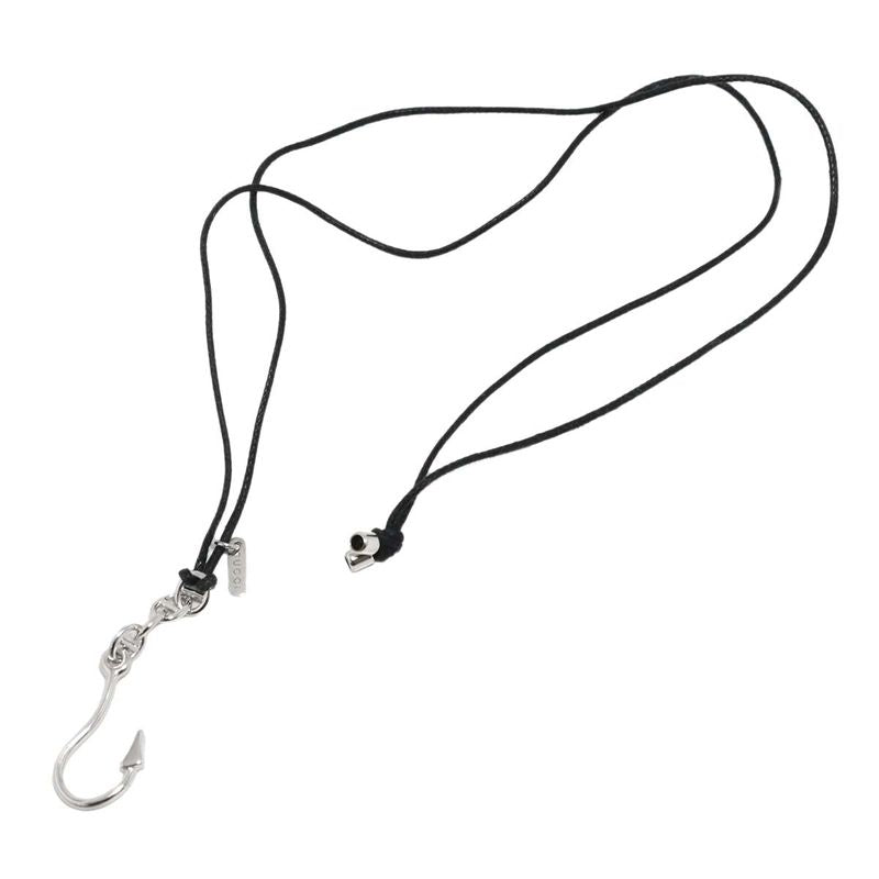 Gucci Necklace 18K WG White Gold 750 Fish Hook