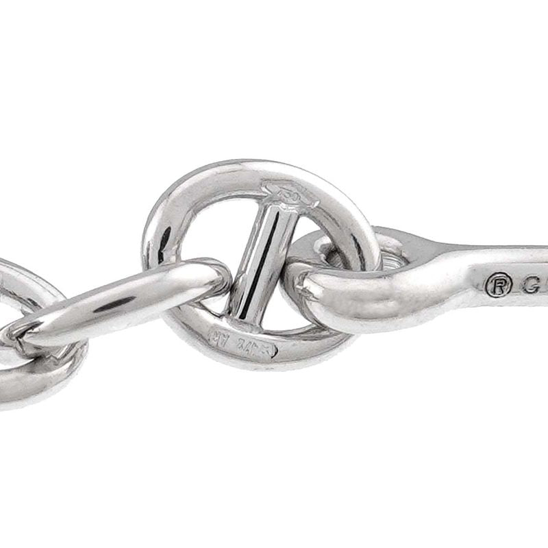 Gucci Necklace 18K WG White Gold 750 Fish Hook